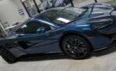 blue mclaren window tint